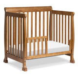 DaVinci Kalani 4-in-1 Convertible Mini Crib in Chestnut, Greenguard Gold Certified