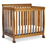 DaVinci Kalani 4-in-1 Convertible Mini Crib in Chestnut, Greenguard Gold Certified