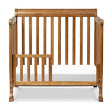 DaVinci Kalani 4-in-1 Convertible Mini Crib in Chestnut, Greenguard Gold Certified